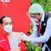 Jokowi Disuntik Vaksin Corona Dosis Kedua