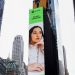 Wajah Raissa Anggiani Terpampang di Billboard Times Square New York